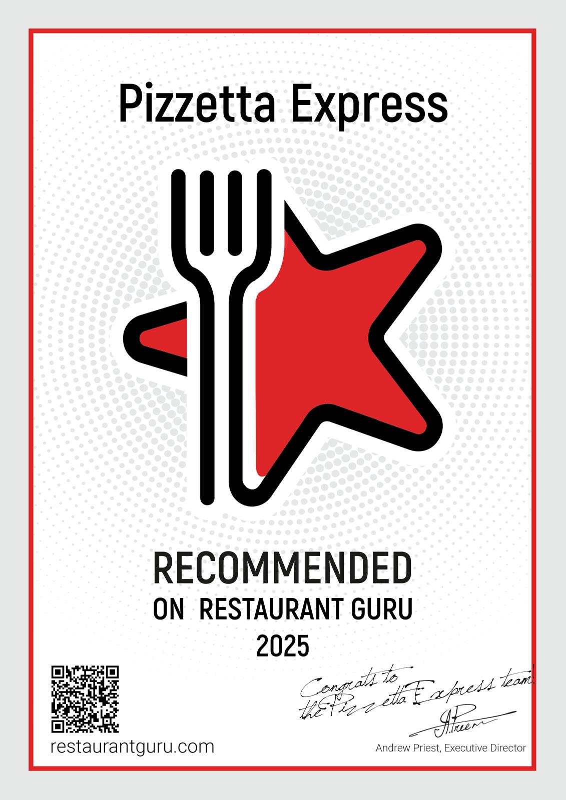 Restaurant Guru Award 2